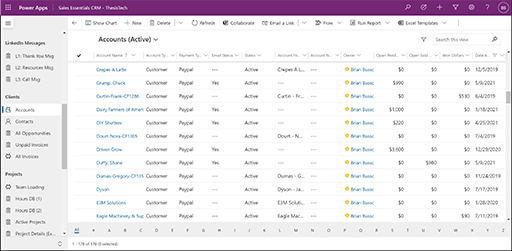 Power Apps Accounts Thesis Tech